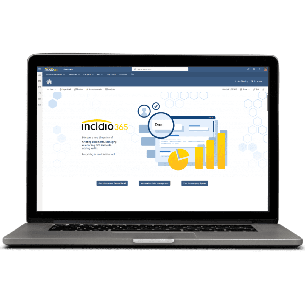 INCIDIO365 Demo Screen